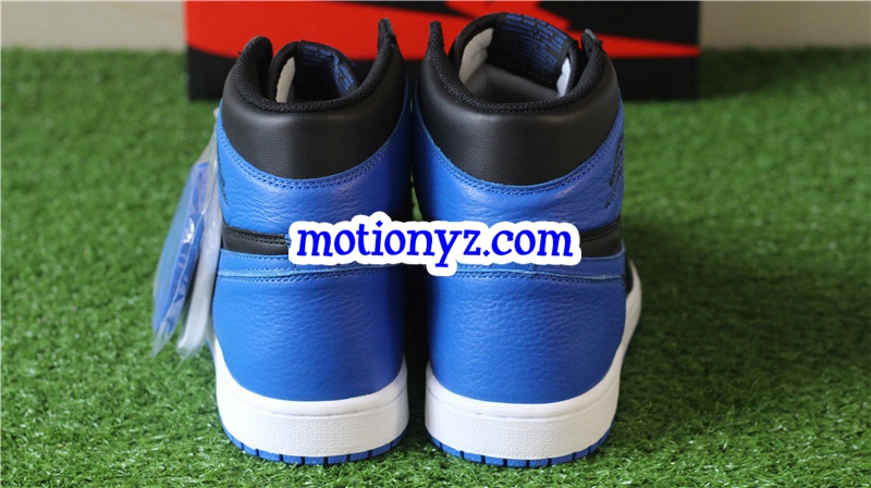 2017 Tumbled Leather Air Jordan 1 Retro OG High Royal Blue